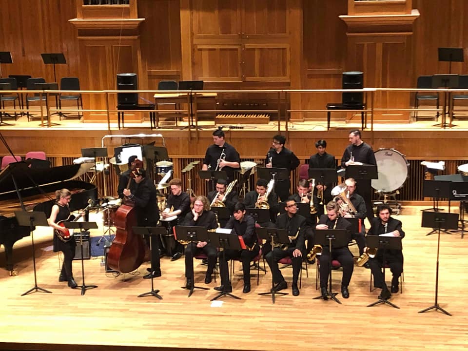 My Senior Recital, with my Jazz Band